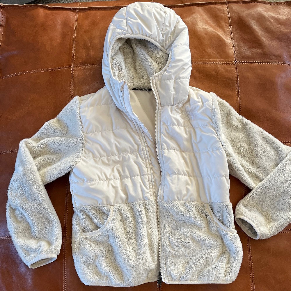 North Face Sherpa Fleece Mashup Jacket Coat girls 10 Medium